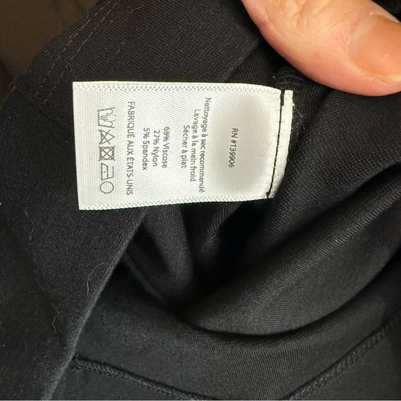 New Revolve Ripley Rader Ponte Knit Straight Leg Pant in Black size medium - Picture 13 of 14